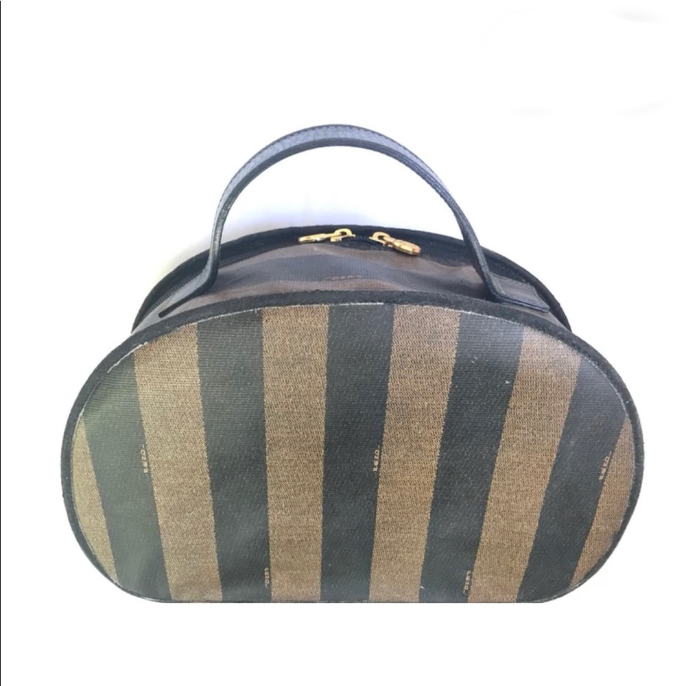 VINTAGE FENDI PENGUIN STRIPE VANITY CASE - Picture 8 of 12